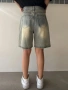 Тренди дънкови шорти-бермуди S, снимка 2