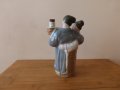 Рядка порцеланова фигура-бутилка Украйна 1990 г 3, снимка 4