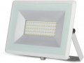 50W LED Прожектор Е-Series Бяло Тяло Бяла Светлина, 6500K, 4250 lumens, снимка 1