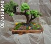 Дърво бонзай със скандинавски мъх и естествени материали , снимка 1 - Декорация за дома - 43482257