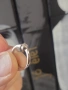 Пръстен бяло злато 2g с 0.18ct диамант VSS, снимка 1