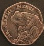 50 пенса 2017 (Mr. Jeremy Pisher), Великобритания, снимка 1 - Нумизматика и бонистика - 26494640
