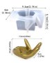 3D ръка манекен стойка свити пръсти силиконов молд форма фондан смола гипс декор, снимка 4