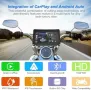 Нов Моторен GPS с CarPlay, Android Auto и двойна Bluetooth връзка мотор, снимка 8