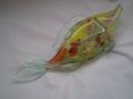 Стара фигура на риба многоцветно стъкло, снимка 3