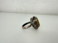 Сребърен пръстен стил - Ар Нуво. №7581, снимка 5