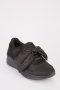 Нови черни сатенени обувки с панделка, снимка 1 - Дамски ежедневни обувки - 43653688