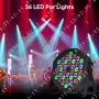 36 LED диода PAR Диско ПРОЖЕКТОР, Парти Дискотечен ПРОЕКТОР, лед ЛАМПА, снимка 2
