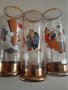 ✅Много стари ракиени чаши от калиево стъкло с позлата , снимка 1 - Други ценни предмети - 38249560
