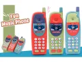 Многофункционален детски телефон със звуци – Интерактивна играчка със светлини и мелодии, снимка 4