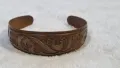 Vintage медна гривна , снимка 3