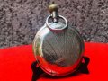 Джобен часовник Голям сребърен джобен часовник от края на 19-ти век, снимка 1 - Джобни - 27214572