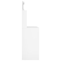 Тоалетка с LED, бяла, 96x40x142 см, снимка 6 - Тоалетки - 40739845