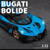 Метален реалистичен модел на Bugatti Bolide, снимка 5 - Коли, камиони, мотори, писти - 43484352
