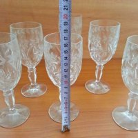  кристални чаши за вино , снимка 2 - Антикварни и старинни предмети - 28429063