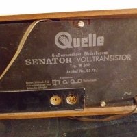 Радио SENATOR W302  1970г., снимка 6 - Радиокасетофони, транзистори - 26877623