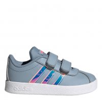 детски маратонки adidas VL Court Nubuck Infant Girls Trainers размер 19 с  две лепенки в Бебешки обувки в гр. Пловдив - ID33440925 — Bazar.bg