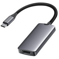 MITOVAYA USB-C към HDMI адаптер 4K@60Hz/хъб за MacBook Air/Pro,Samsung/Pixelbook,XPS и други, снимка 1 - Кабели и адаптери - 44854059