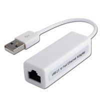ANIMABG USB мрежова LAN карта адаптер за връзка на PC компютър MacBook Laptop лаптоп с интернет или , снимка 1 - Кабели и адаптери - 44077050
