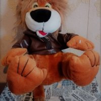 Играчка Лъвче - голям, плюшен с яке, снимка 2 - Плюшени играчки - 26832078