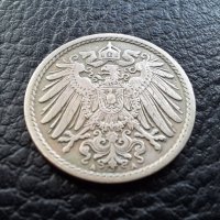 Стара монета 5 пфенига 1903 г.буква А - Германия- рядка,121 годишна !, снимка 1 - Нумизматика и бонистика - 39740302