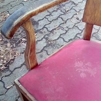 Страхотен дървен стол , снимка 10 - Антикварни и старинни предмети - 38900615