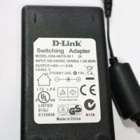Адаптер D-LINK DSA-0421S-50 48V 0.5A, снимка 1 - Кабели и адаптери - 27149742