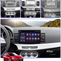 MITSUBISHI LANCER 2007-2017 Навигация андроид Мултимедия GPS, снимка 2 - Аксесоари и консумативи - 29063289