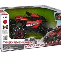RC Кола Rock Crawler Red със звук и светлини, снимка 3 - Коли, камиони, мотори, писти - 43098742
