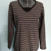 Памучна еластична блуза "Biaggini"® / голям размер за хладно време , снимка 2 - Блузи с дълъг ръкав и пуловери - 15473362