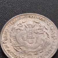 РЕПЛИКА КОПИЕ на стара сребърна Китайска монета перфектно състояние за КОЛЕКЦИОНЕРИ 41461, снимка 5 - Нумизматика и бонистика - 43192322