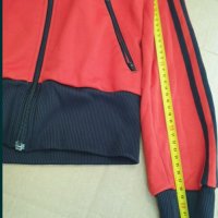 Adidas дамско червено горнище размер 36. s, снимка 12 - Спортни екипи - 38653605