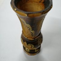 Дървена ваза 23 см. , снимка 3 - Други стоки за дома - 32241414