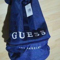 Нова спортна торба/раница Guess Bag Denim Look , снимка 4 - Чанти - 26861561