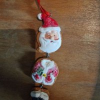 Висяща декорация дядо Коледа за окачване , снимка 1 - Декорация за дома - 38264045
