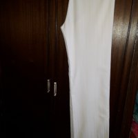 Дамски бял панталон еластичен, снимка 6 - Панталони - 21724855