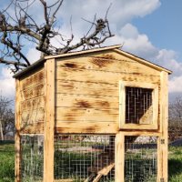 Кокошарник, Дървена клетка за пилета, Къща за пернати, снимка 1 - За птици - 40149622
