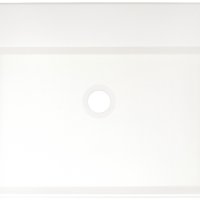 Бяла Гранитна Мивка за Баня, Монтаж върху плот стояща Correo 500x400 мм, снимка 7 - Мивки - 43552362