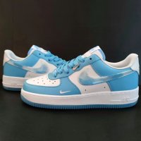 Nike Air Force 1 Nail Art Blue Дамски Обувки Маратонки Женски Кецове Размер 39 Номер Сини Бели Нови, снимка 1 - Маратонки - 39259716