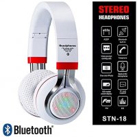 Мултифункционални слушалки Wireless/Bluetоoth/LED/MP3/Radio STN-18 / 4055, снимка 6 - Bluetooth слушалки - 35408282