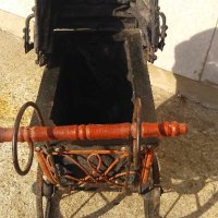 Ретро бебешка количка за кукли, снимка 6 - Антикварни и старинни предмети - 42933953