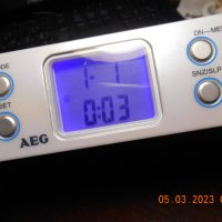 AEG KRC 4344 radio clock alarm+аудио вход, снимка 8 - Други - 39933749