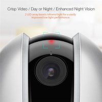 DIGOO DG-OTK Безжична IP Камера Нощно виждане UK Адаптер, снимка 6 - IP камери - 37572026