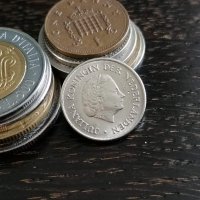 Монета - Холандия - 25 цента | 1965г., снимка 2 - Нумизматика и бонистика - 32427435