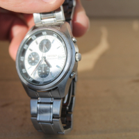Часовник "Seiko"хронограф кварц Панда циферблат, снимка 11 - Мъжки - 44843853