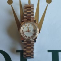 Дамски часовник ROLEX Oyster DATEJUST 31мм механичен клас 5А+, снимка 7 - Дамски - 36991108