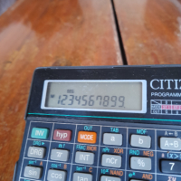 Стар калкулатор Citizen SRP 175, снимка 2 - Други ценни предмети - 44898315