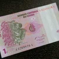 Банкнота - Конго - 1 сентим UNC | 1997г., снимка 1 - Нумизматика и бонистика - 26527262