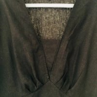 Черна рокля BEXLEYS WOMAN лен и вискоза, снимка 10 - Рокли - 32216359