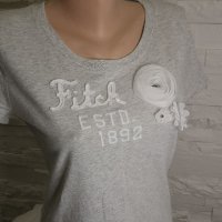 Разпродажба! Abercrombie & Fitch маркова дамска тениска, L, снимка 1 - Тениски - 38252311